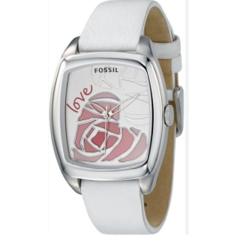 Urrem Fossil ES2306 Læder Hvid 18mm